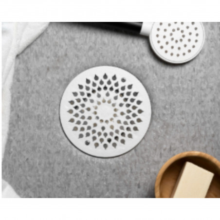 White PVC grille diameter 150mm for PURUS trap 7138446