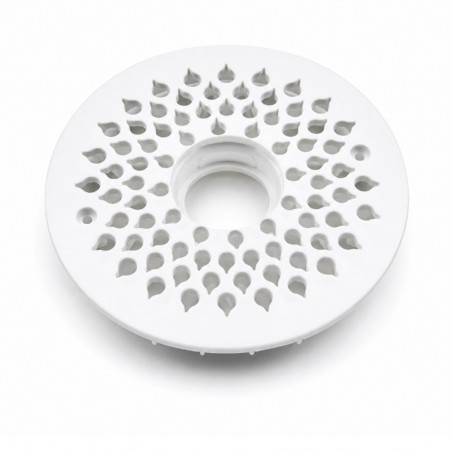 White PVC grille diameter 150mm for PURUS trap 7138446