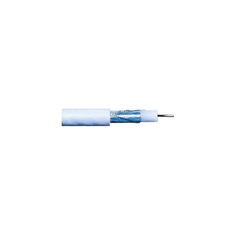 DEBFLEX white TV/Satellite cable by the meter