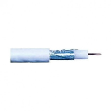 DEBFLEX white TV/Satellite cable by the meter