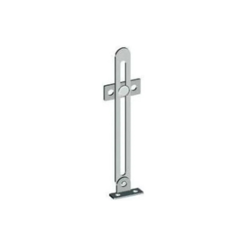 Deslizador de riel reversible CIME acero niquelado 140mm el par