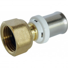 Raccord droit multicouche Codital 16mm écrou tournant 1/2" 2025420161500