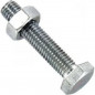 Boulon tête hexagonale Vynex 6x16 9 pièces
