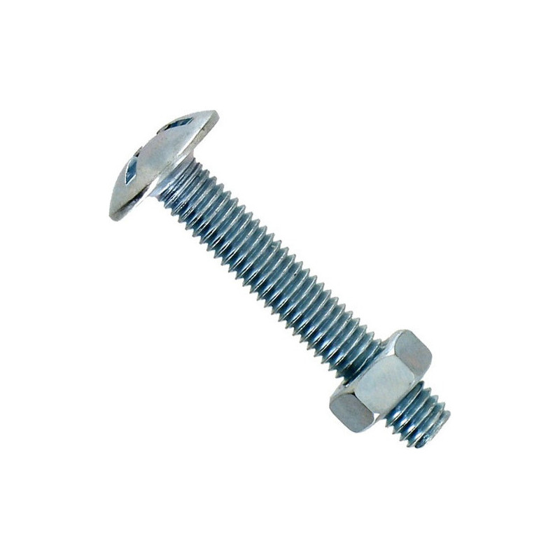 Bullone poelier Vynex 4x25 acciaio zincato 15 pezzi Bullone poelier Vynex 4x25 acciaio zincato 15 pezzi