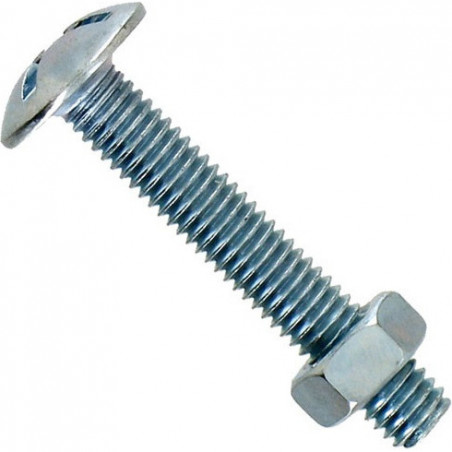 Perno poelier Vynex 4x25 acero galvanizado 15 piezas