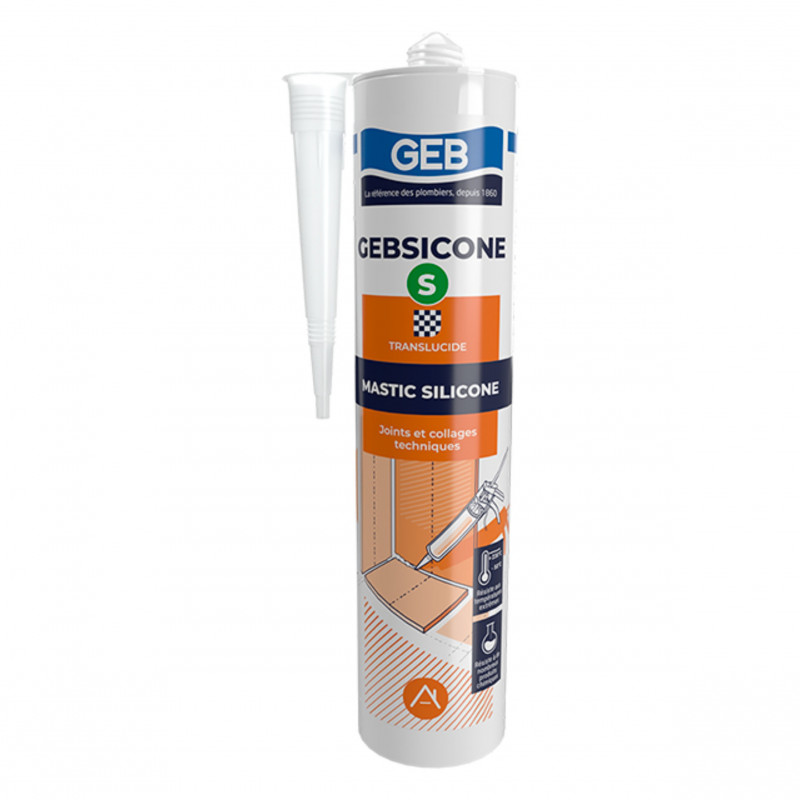 GEB Gebsicone S translucent silicone sealant 310 ml