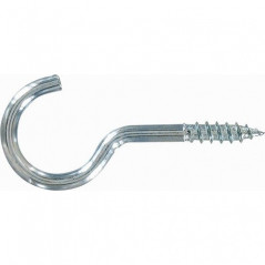 Gancho de acero galvanizado 3x16mm VYNEX 12 piezas 031108