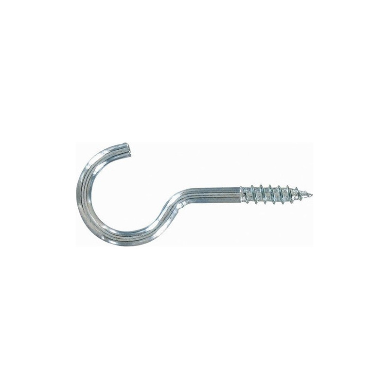 Crochet en acier zingué 3x16mm VYNEX 12 pièces Crochet en acier zingué 3x16mm VYNEX 12 pièces