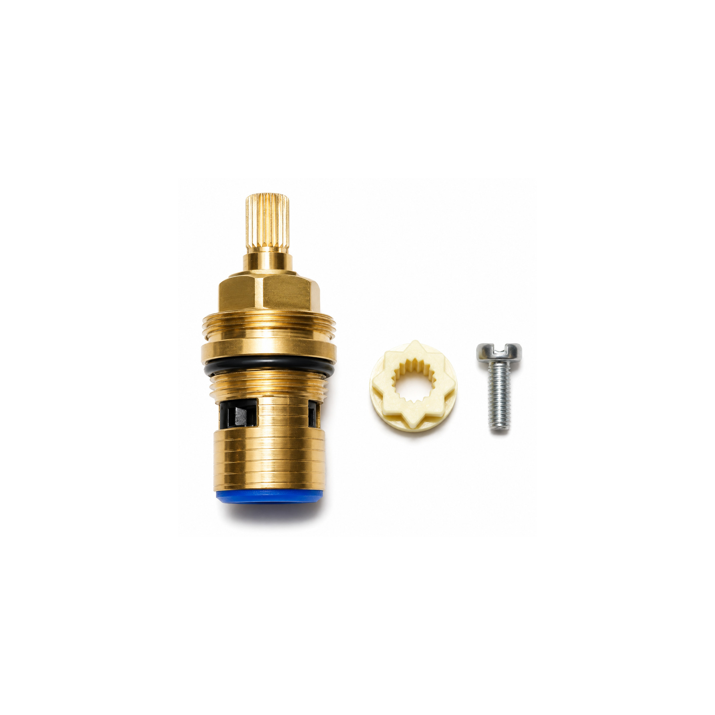 Testa ceramica 1/4 di giro per rubinetto miscelatore bicomando, 15x21 WATTS 325636
