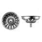 Panier Inox amovible filtre évier diamètre 80 mm, 16 trous Panier Inox amovible filtre évier diamètre 80 mm, 16 trous