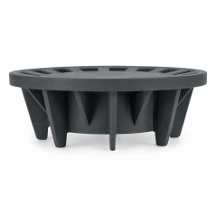 230 mm siphon grate for NICOLL 250x250 courtyards, dark gray