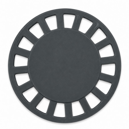 Siphonrost 230 mm Hof NICOLL 250x250 dunkelgrau