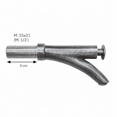 Rubinetto a pulsante da parete per fontana 15x21 BOUTTE 2176111