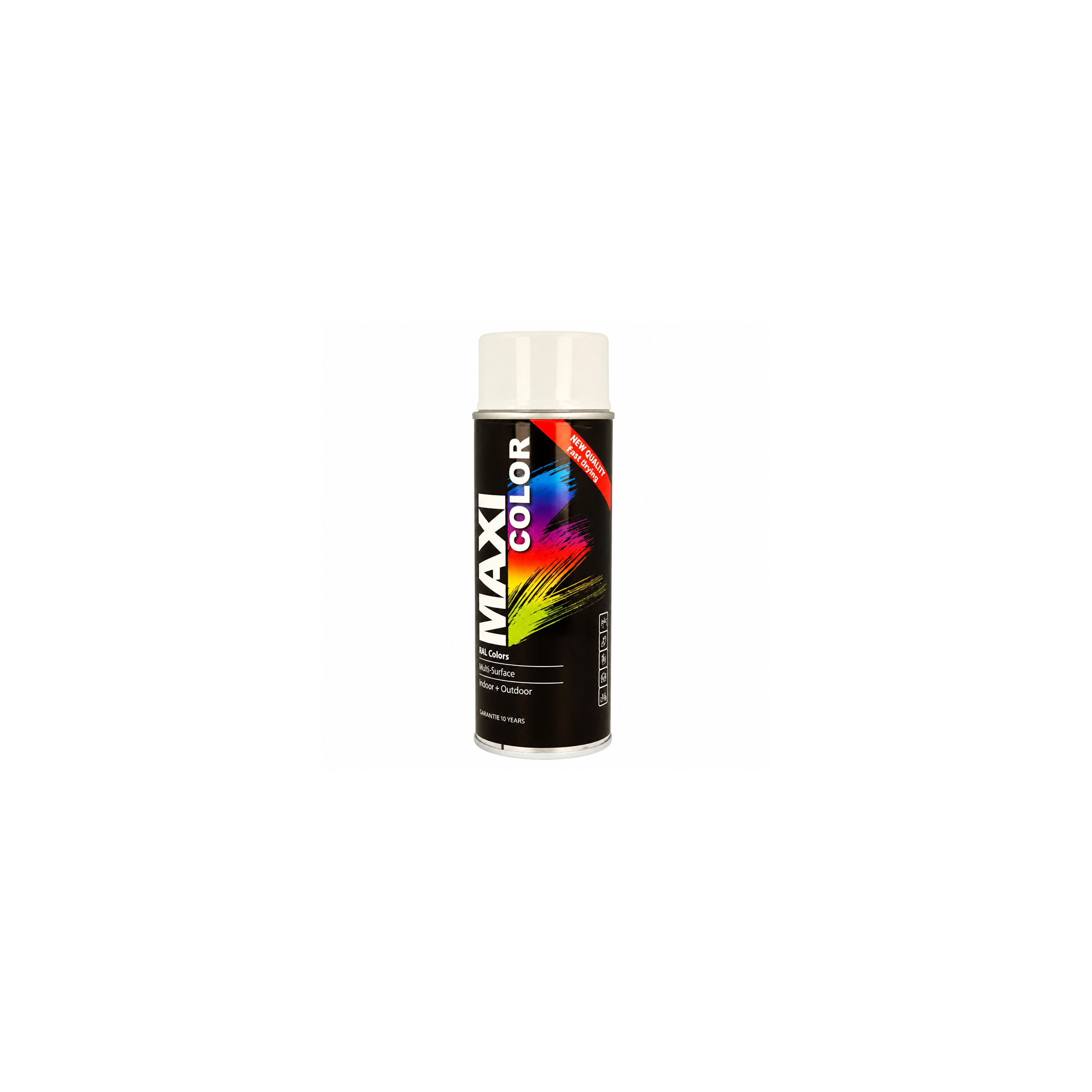 WEISSE MATTE SPRÜHDOSENFARBE 400ML MAXI COLOR RAL 9010M MAXI COLOUR 983700