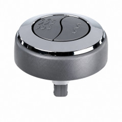 Bouton mécanisme WC Clara 3/6L encastrable CLABO6200660