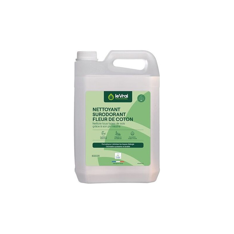 Cotton flower super-scented cleaner 5L le VRAI Professionnel Cotton flower super-scented cleaner 5L le VRAI Professionnel
