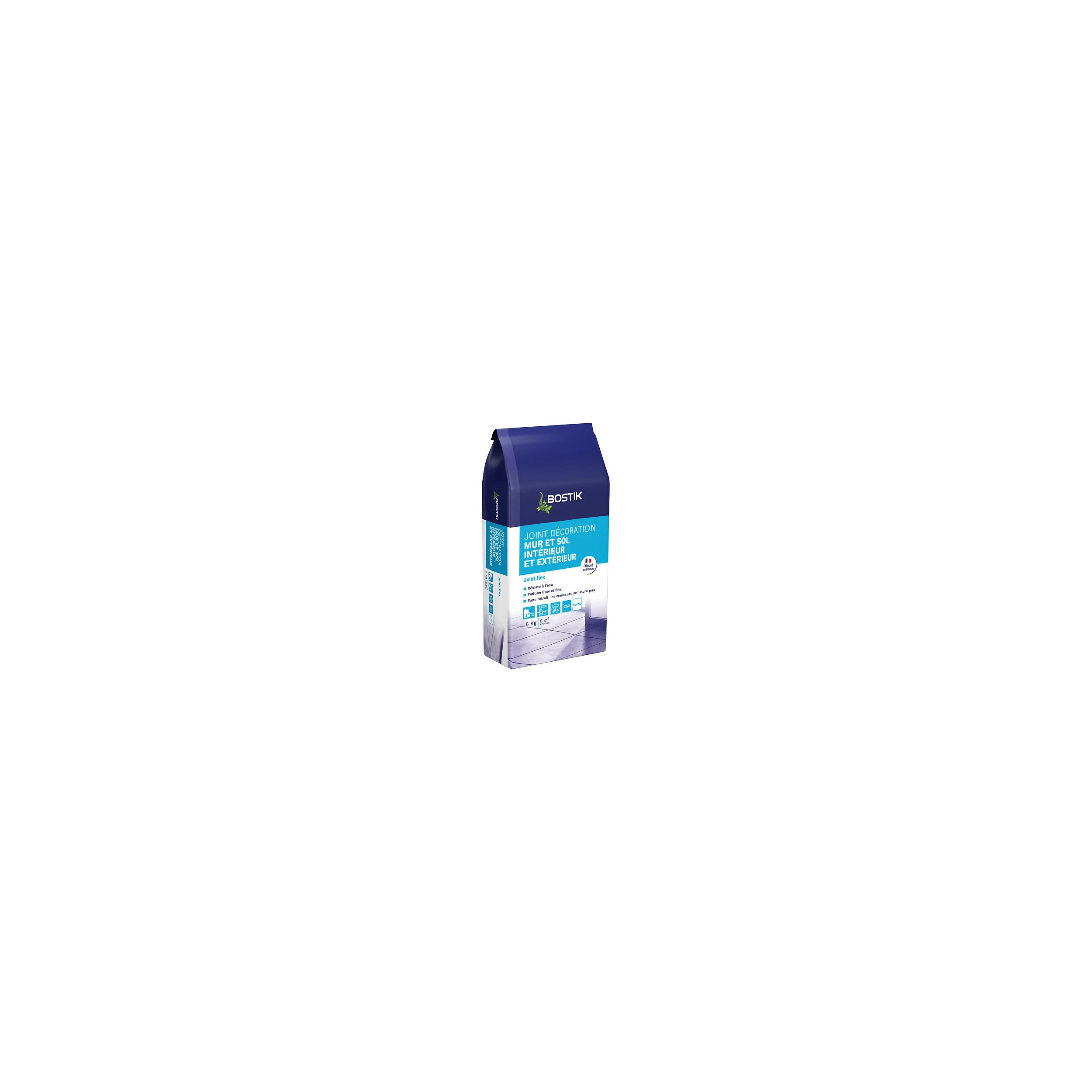 Joint de carrelage flex blanc Bostik 5 kg DESJO115494