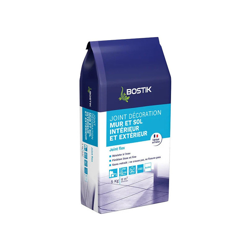 FLEXIBELE TEGELVOEG WIT PAPIERZAK 5 KG - BOSTIK FLEXIBELE TEGELVOEG WIT PAPIERZAK 5 KG - BOSTIK