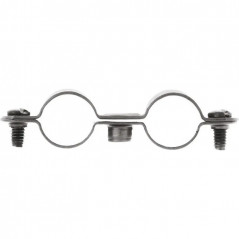 Fischer double clamp 12mm piping Box of 100 FISCO18956
