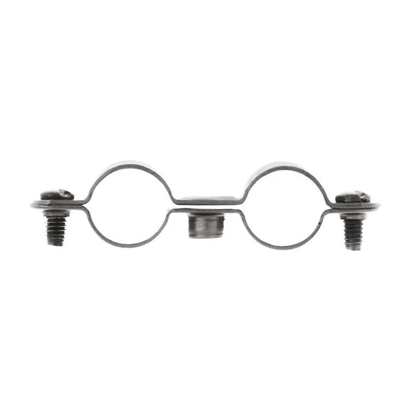Collier double Fischer 12mm pour tuyauterie - Bte 100 Collier double Fischer 12mm pour tuyauterie - Bte 100