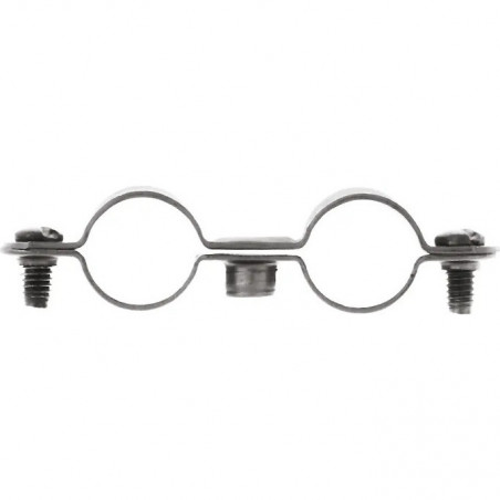Fischer double clamp 12mm piping Box of 100 FISCO18956