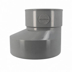 Réduction PVC excentrée 200/140 pour évacuation, mâle femelle NICOLL IB2 - Image 1/3