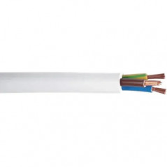 Câble électrique Miguelez 3G 1.5 blanc 10m 112270
