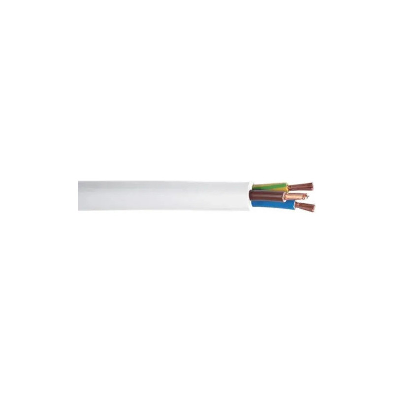 Miguelez 3G 1.5 white electrical cable 10m Miguelez 3G 1.5 white electrical cable 10m