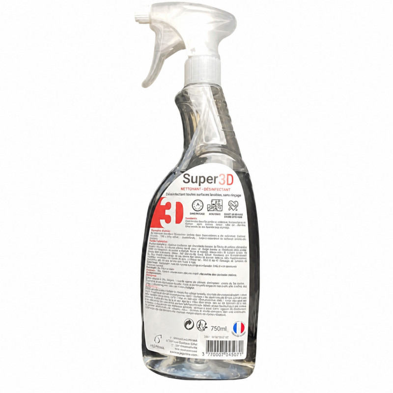 No-rinse disinfectant detergent JAG PRIMA 750ml neutral No-rinse disinfectant detergent JAG PRIMA 750ml neutral