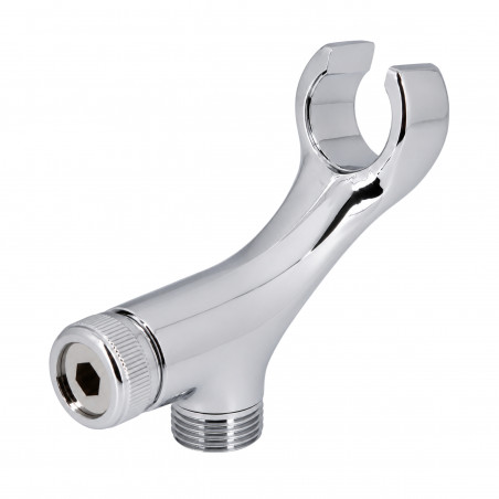 Support douche téléphone 15x21 NICOLL chromé ABS