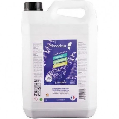 DETERGENTS DESINFECTANT SURODORANT PRIMODEUR 3D LAVANDE 5 LITRES JAG PRIMA 60510