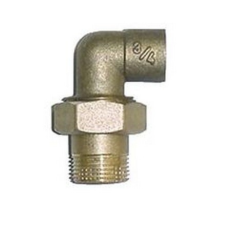 Male conical union elbow 12X17/12