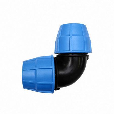 Coude 90° raccord PE 32x32 mm eau potable Sferaco