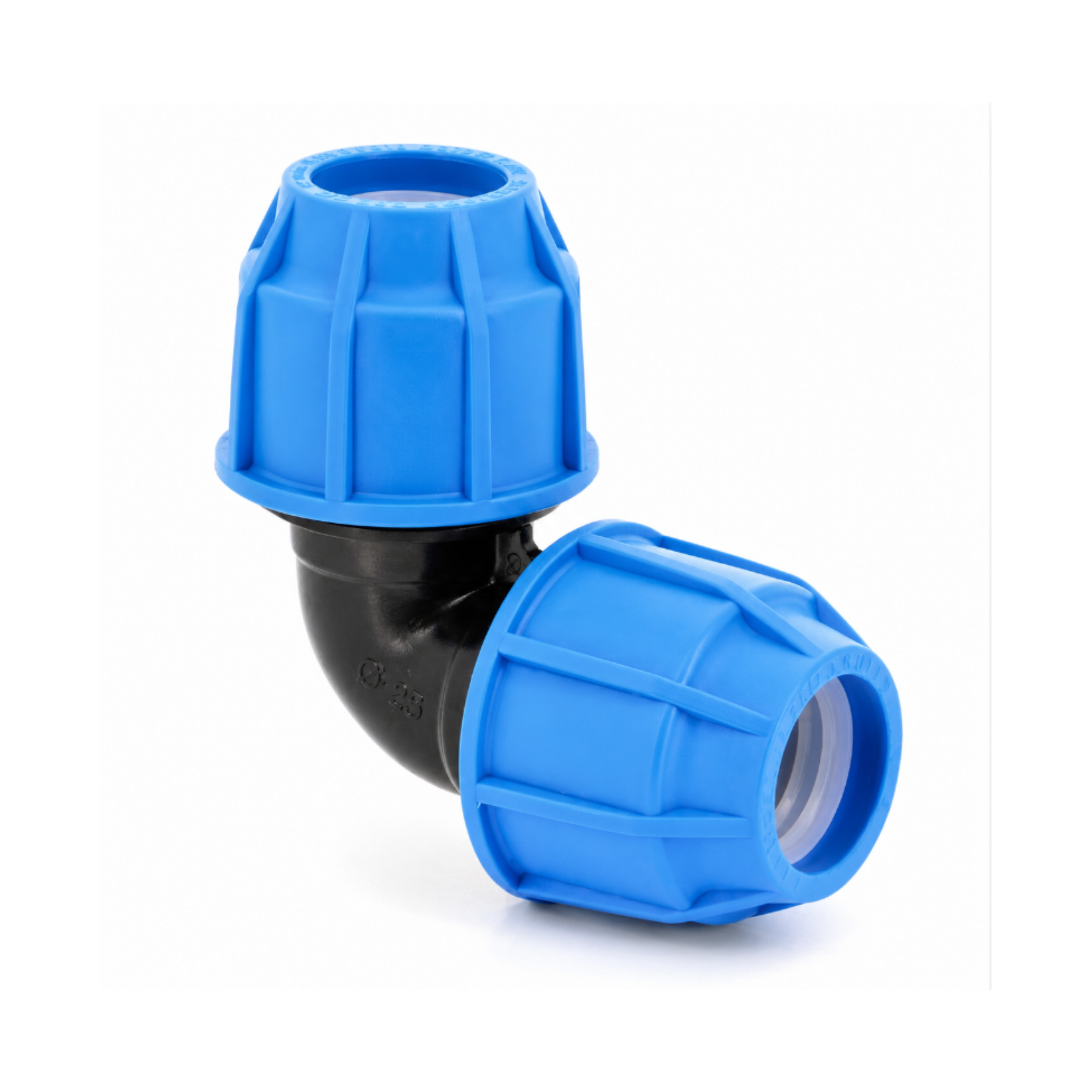 Codo 90° racor PE 32x32 mm agua potable Sferaco