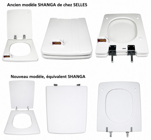WC-Sitz Shanga SELLES 43x35,6 cm ESPINOSA