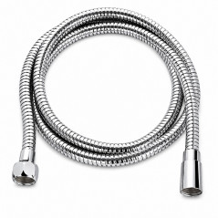 Latiguillo ducha 1/2" cromado Delabie Inox 1,50m intensivo