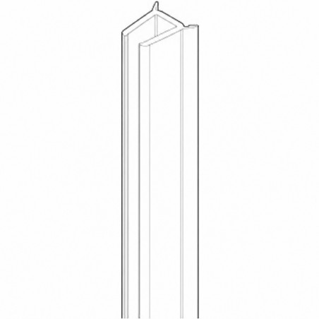 Novellini Star und Lunes F Duschdichtung horizontal transparent R51STAFC1-TR