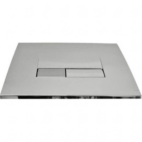 Plaque commande WC Siamp Smarty double volume chromée
