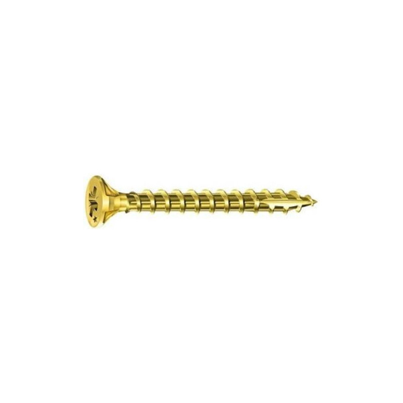 Tornillo de cabeza avellanada Vynex 3,5x30mm pozidriv 45 piezas Tornillo de cabeza avellanada Vynex 3,5x30mm pozidriv 45 piezas