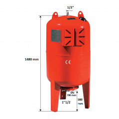 Spülkasten Warmwasserspeicher Membran-Druckkessel Jetly 500L vertikal, 10 bar