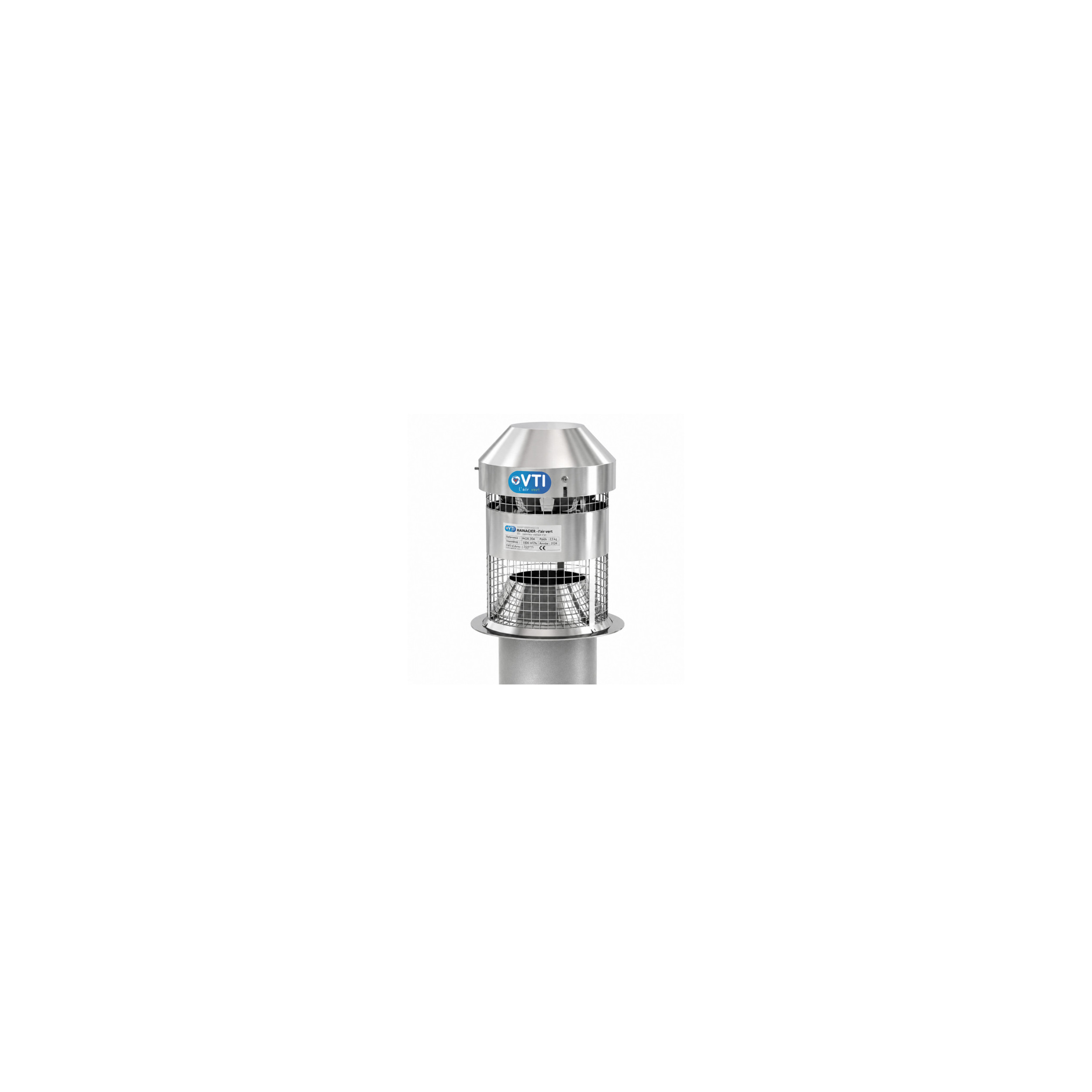 Extracteur statomécanique VTI MAXIVENT MV2 conduit individuel Ø125/139 mm MV2 - Image 1/2