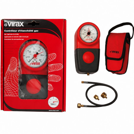 Contrôleur étanchéité gaz compact Virax pression max 60 mbar 262080 - Image 3/5