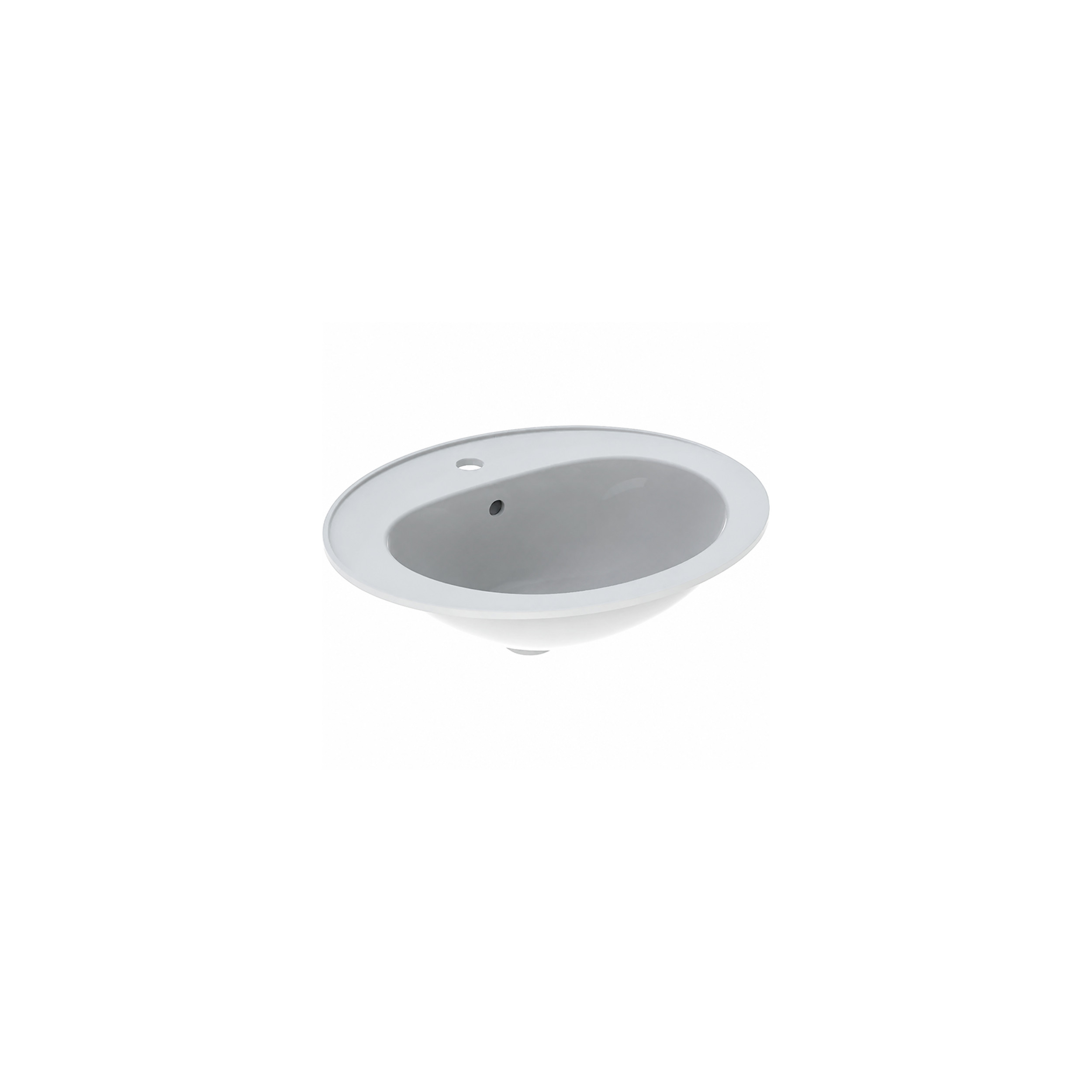 Vasque lavabo encastrable Allia Bastia 56 cm avec plage robinetterie 00160000000 - Image 1/3