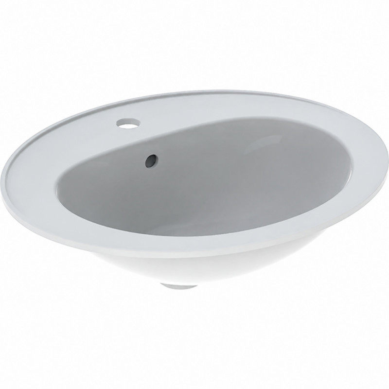 Vasque lavabo encastrable Allia Bastia 56 cm avec plage robinetterie Vasque lavabo encastrable Allia Bastia 56 cm avec plage robinetterie