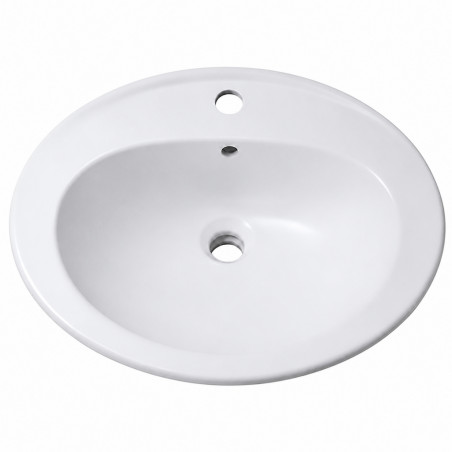 Lavabo da appoggio incassato Allia Bastia 56 cm ALLVA00160000000