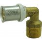 Bogen Messing multicouche TH Codital 16mm männlich 15x21 Bogen Messing multicouche TH Codital 16mm männlich 15x21
