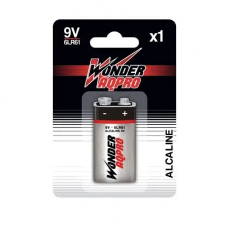 Alkaline Batterie 9V Wonder AQPRO ENEPIWPLR622