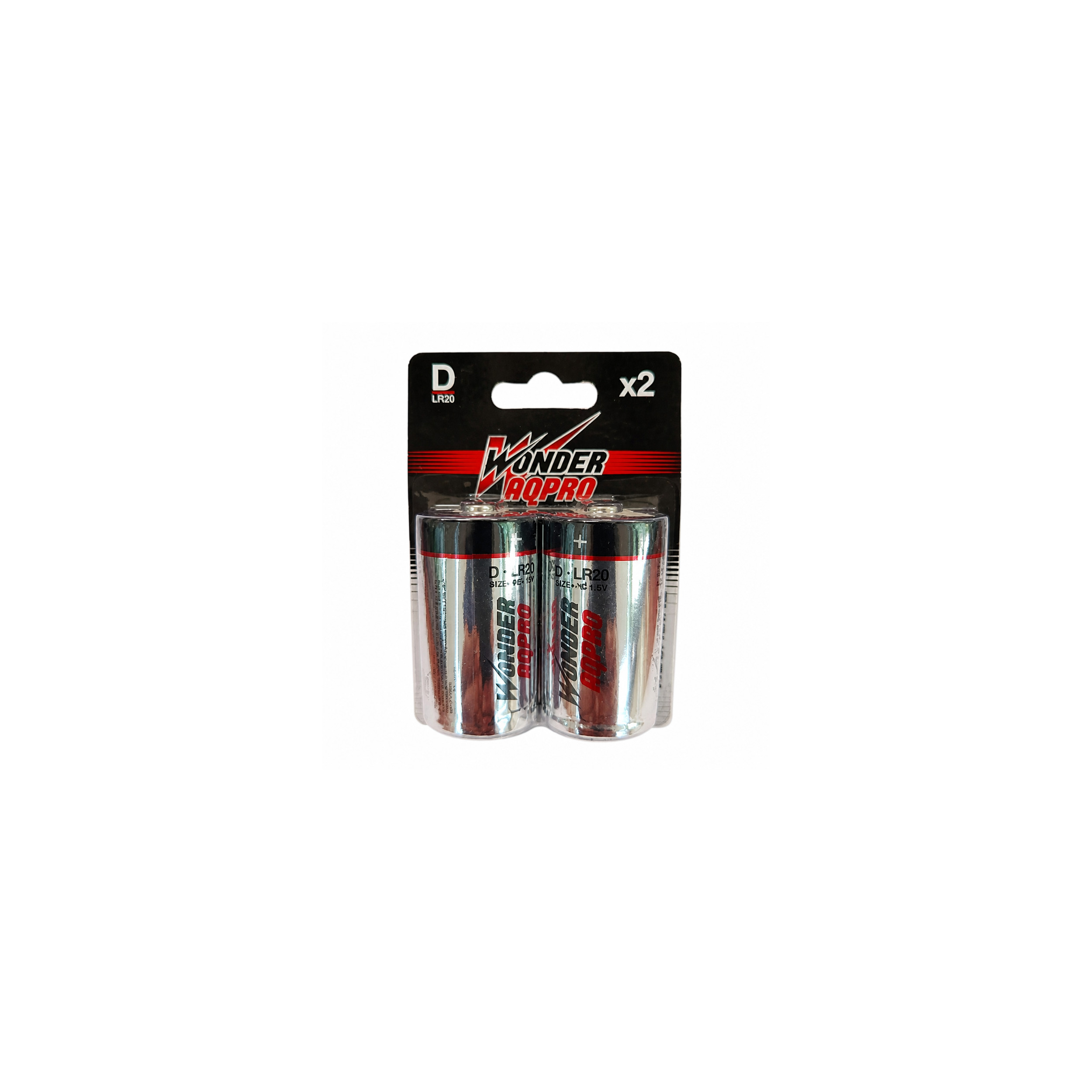 Alkaline batterij D LR20 WONDER AQPRO ENEPIWPLR20 set 2