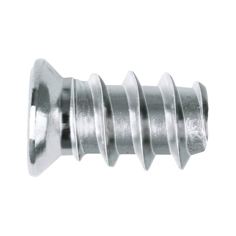 EURO-SCREW FOR HINGE ADJUSTMENT PLATE D.6.3X13MM - 12 PIECES