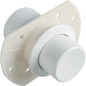 Wit pneumatisch drukknop WC-knop SCHWAB voor inbouwreservoirs Wit pneumatisch drukknop WC-knop SCHWAB voor inbouwreservoirs
